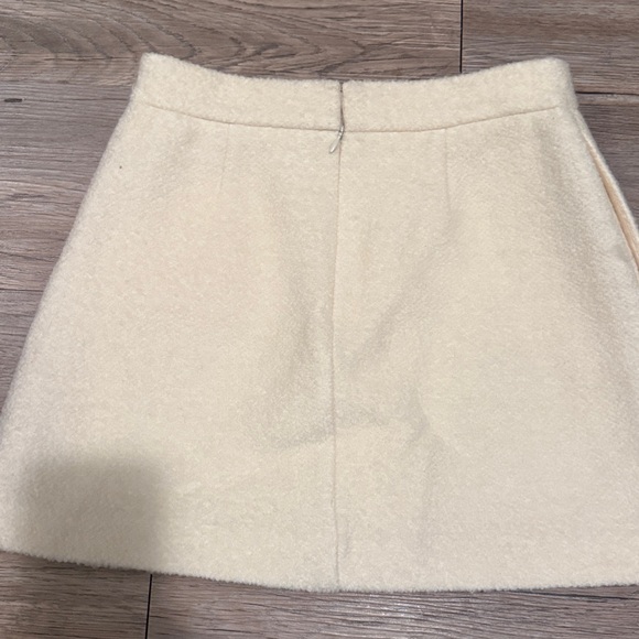 Reformation Cream Button-Up Mini Skirt - Picture 3 of 3